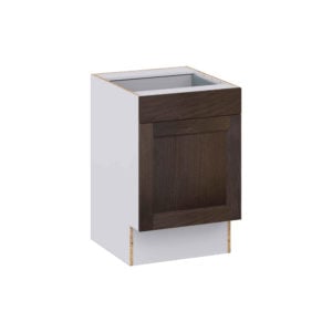 Summerina Chestnut Solid Wood Recessed Assembled 21 in. W x 32.5 in. H x 24 in. D Accessible ADA Base Cabinet with 1 Drawer