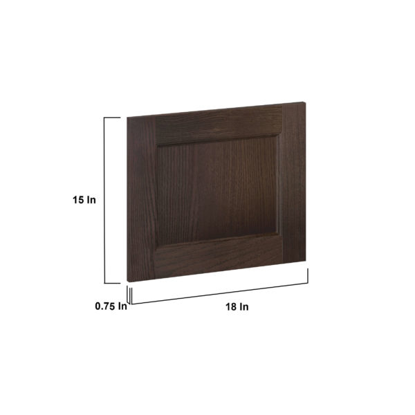 Summerina Chestnut Solid Wood Recessed 18 x 15 x 0.75 in. Door