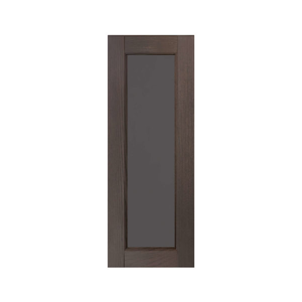 Summerina Chestnut Solid Wood 13x35x0.75 in. Glass Door