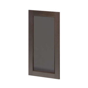 Summerina Chestnut Solid Wood 18x35x0.75 in. Glass Door