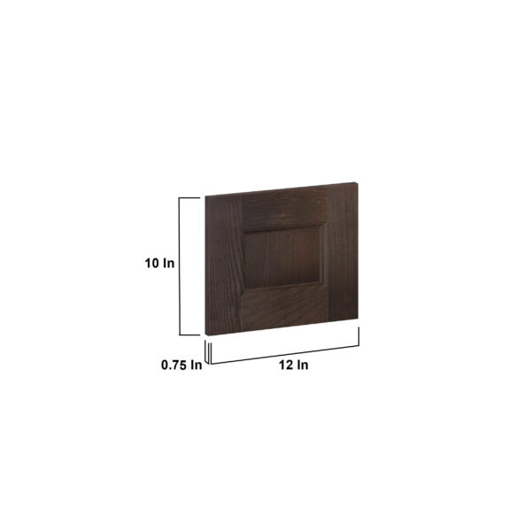 Summerina Chestnut Solid Wood Recessed 12 x 10 x 0.75 in. Drawer Front