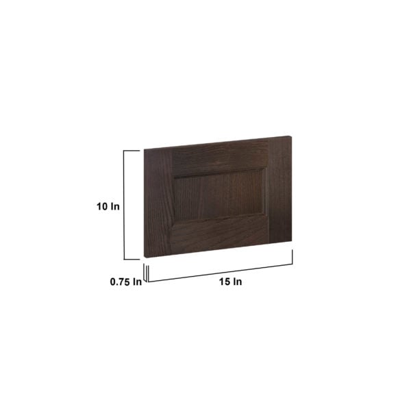 Summerina Chestnut Solid Wood Recessed 15 x 10 x 0.75 in. Drawer Front