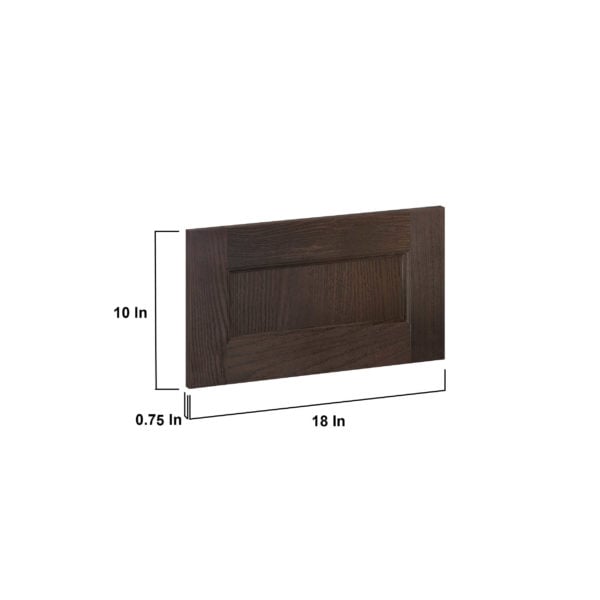 Summerina Chestnut Solid Wood Recessed 18 x 10 x 0.75 in. Drawer Front