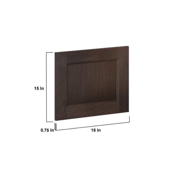 Summerina Chestnut Solid Wood Recessed 18 x 15 x 0.75 in. Drawer Front