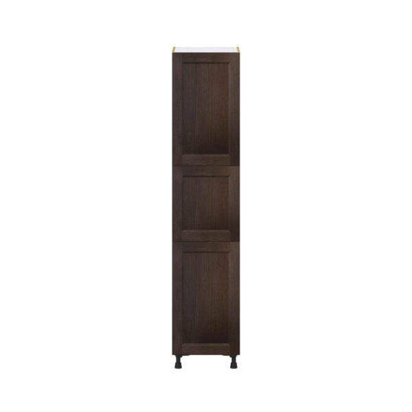 Summerina Chestnut Solid Wood Recessed Assembled Pantry  Cabinet with 4 Shelves (18 in. W x 84.5 in. H x 24 in. D)