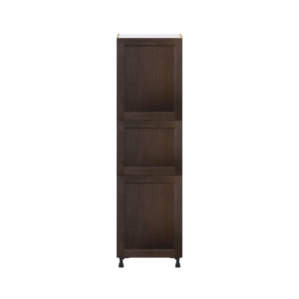 Summerina Chestnut Solid Wood Recessed Assembled Pantry  Cabinet with 4 Shelves (24 in. W x 84.5 in. H x 24 in. D)