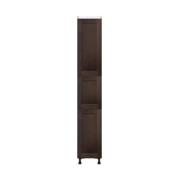 Summerina Chestnut Solid Wood Recessed Assembled Pantry  Cabinet with 5 Shelves (15 in. W x 89.5 in. H x 24 in. D)