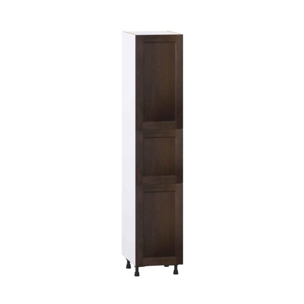 Summerina Chestnut Solid Wood Recessed Assembled Pantry  Cabinet with 5 Shelves (18 in. W x 89.5 in. H x 24 in. D)