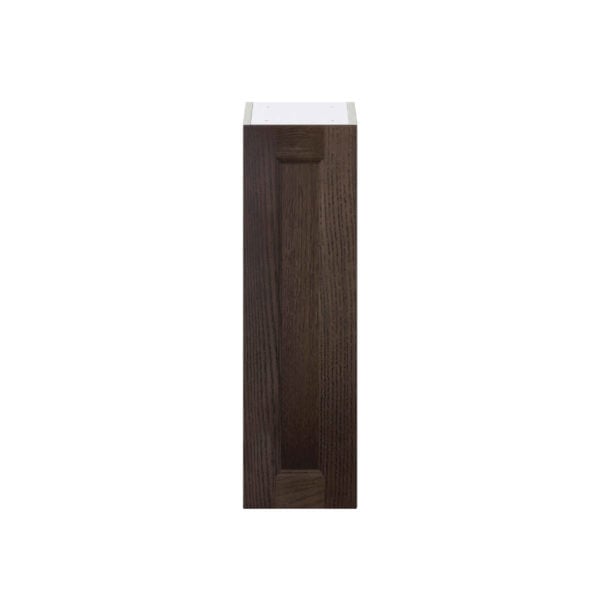 Summerina Chestnut Solid Wood Recessed Assembled Wall  Cabinet with Full High Door (9 in. W x 30 in. H x 14 in. D)