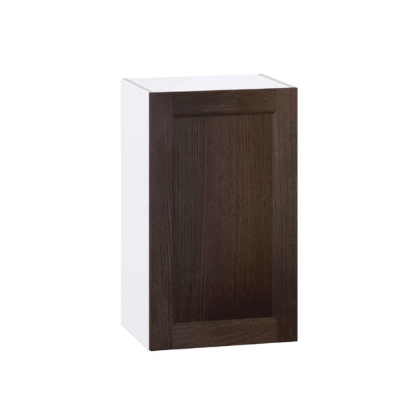 Summerina Chestnut Solid Wood Recessed Assembled Wall  Cabinet with Full high Door (18 in. W x 30 in. H x 14 in. D)