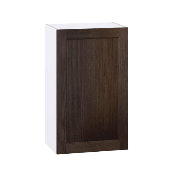 Summerina Chestnut Solid Wood Recessed Assembled Wall  Cabinet with Full High Door (21 in. W x 35 in. H x 14 in. D)