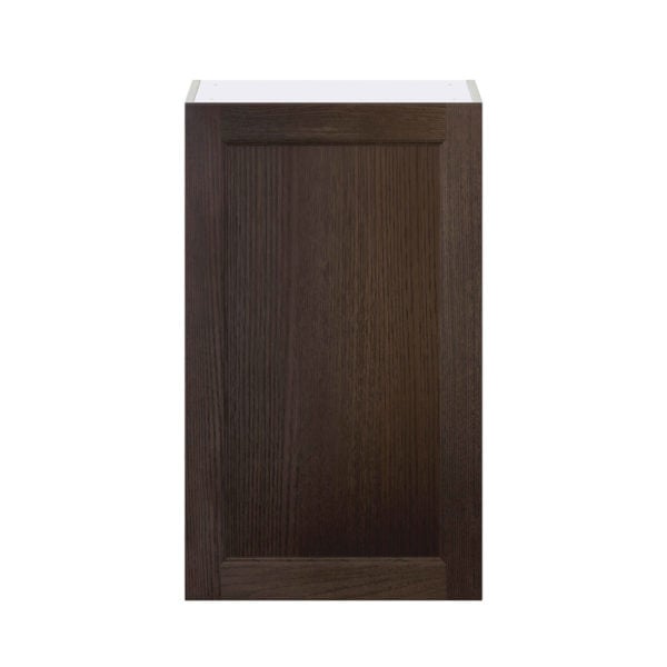 Summerina Chestnut Solid Wood Recessed Assembled Wall  Cabinet with Full High Door (21 in. W x 35 in. H x 14 in. D)