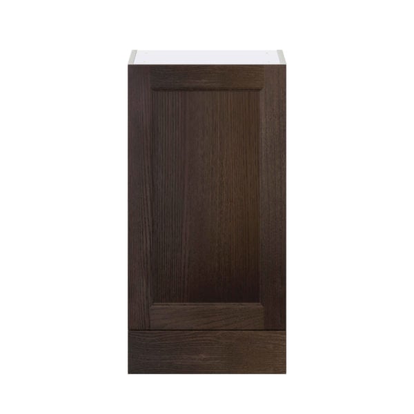 Summerina Chestnut Solid Wood Recessed Assembled Wall  Cabinet with a Door and a 5 in. Drawer (18 in. W x 35 in. H x 14 in. D)