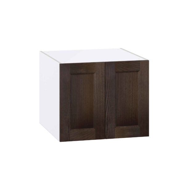 Summerina Chestnut Solid Wood Recessed Assembled Wall  Cabinet with 2 Full High Doors (24 in. W X 20 in. H X 24 in. D)