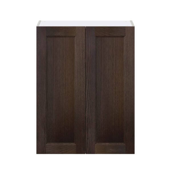 Summerina Chestnut Solid Wood Recessed Assembled Wall  Cabinet (27 in. W X 35 in. H X 14 in. D)