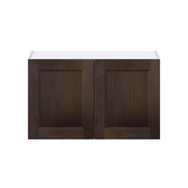 Summerina Chestnut Solid Wood Recessed Assembled Wall Bridge  Cabinet (33 in. W X 20 in. H X 14 in. D)