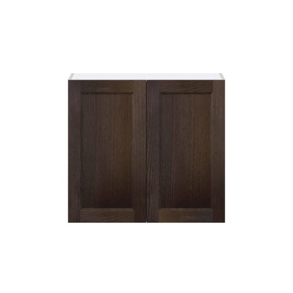 Summerina Chestnut Solid Wood Recessed Assembled Wall  Cabinet (33 in. W X 30 in. H X 14 in. D)